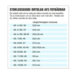 ORTOLAB AFS SLIM HÖG INLÄGGSSULA