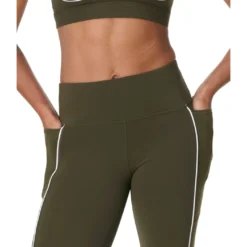POWER WORKOUT LEGGINGS WITH PIPING LÖPARTIGHTS